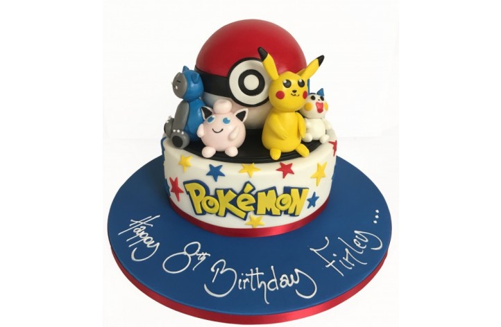 Pokemon Ball Cake